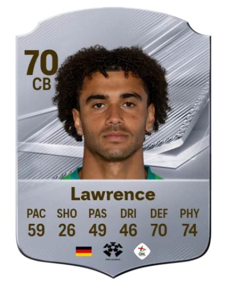 Lawrence 70 Common CB FC 26 card
