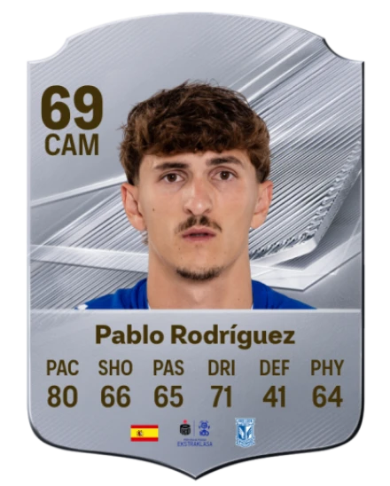 Pablo Rodríguez 69 Common CAM FC 26 card