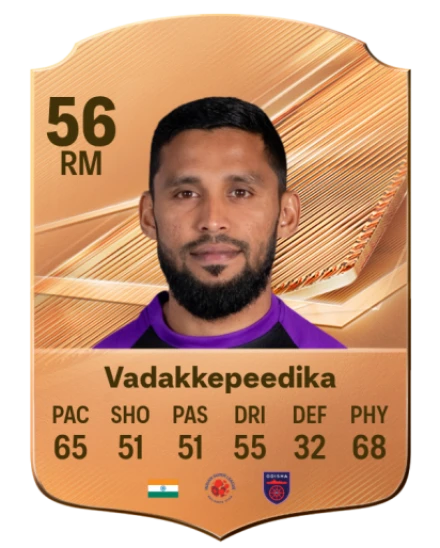 Vadakkepeedika 56 Common RM FC 26 card