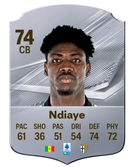Ndiaye 74 Common CB FC 26 card