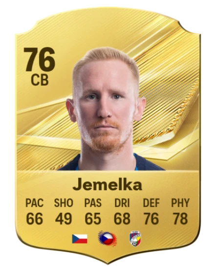 Jemelka 76 Common CB FC 26 card