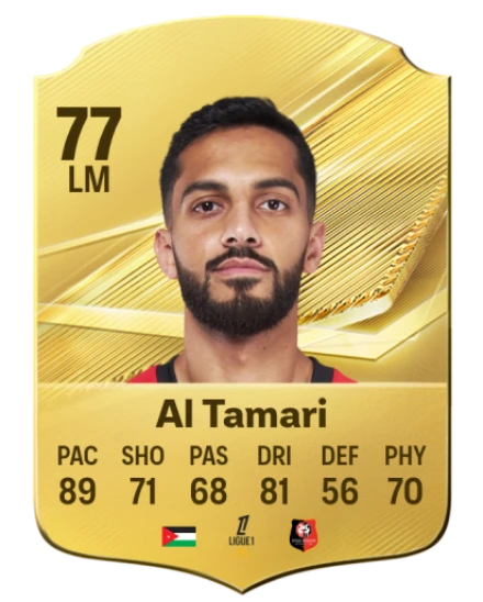 Al Tamari 77 Common LM FC 26 card