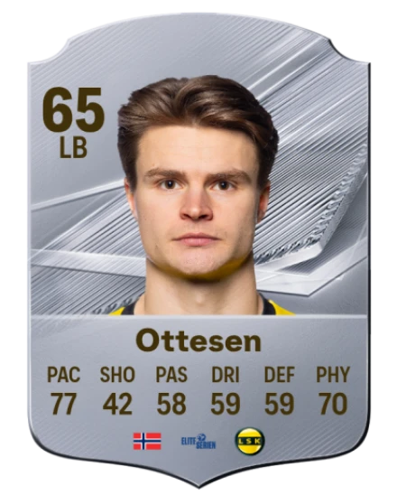 Ottesen 65 Silver LB FC 27 card