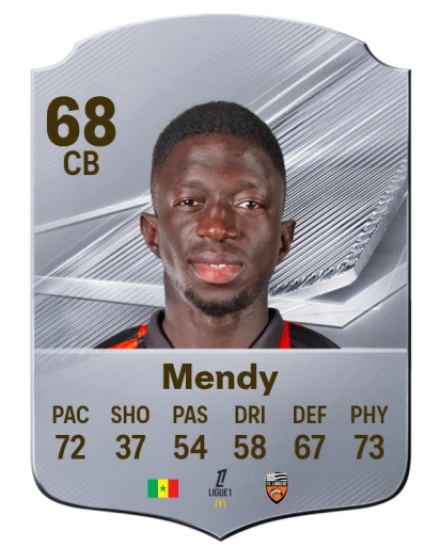 Mendy 68 Silver CB FC 27 card