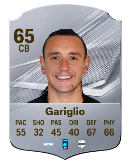 Gariglio 65 Common CB FC 26 card