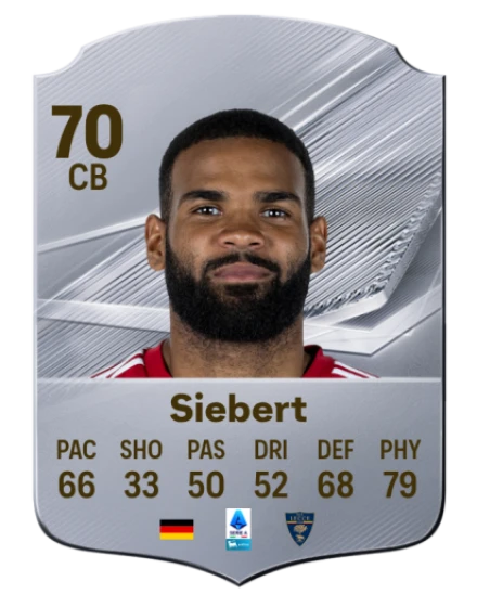 Siebert 70 Silver CB FC 27 card