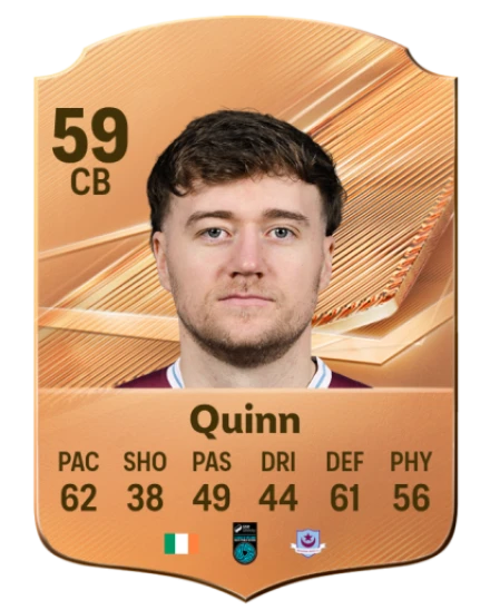 Quinn 59 Bronze CB FC 27 card