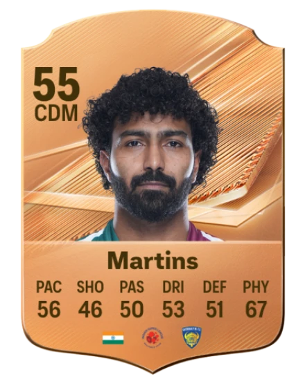 Martins 55 Bronze CDM FC 27 card