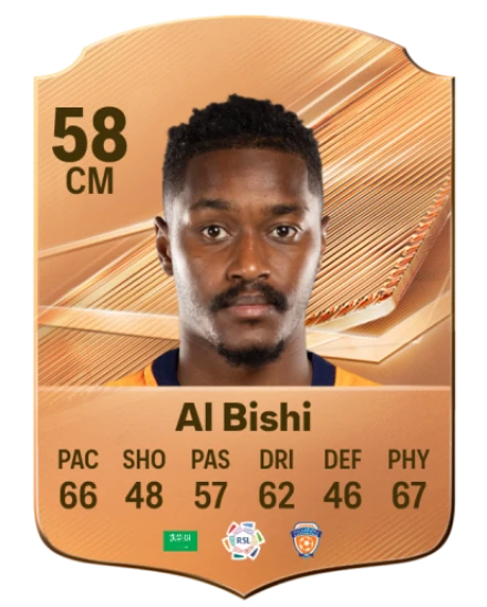 Al Bishi 58 Bronze CM FC 27 card