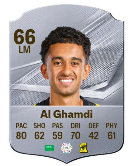 Al Ghamdi 66 Silver LM FC 27 card