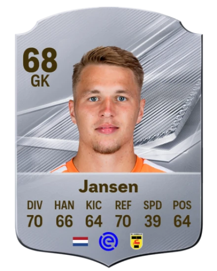 Jansen 68 Common GK FC 26 card