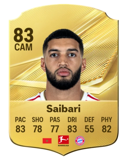 Saibari 83 Common CAM FC 26 card