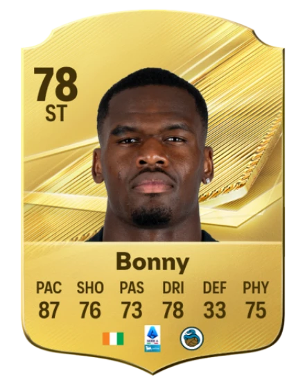 Bonny 78 Gold ST FC 27 card