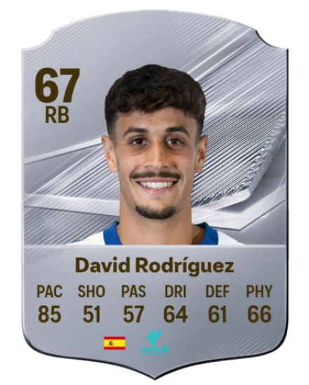 David Rodríguez 67 Common RB FC 26 card
