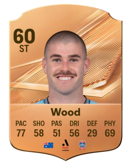 Wood 60 Common ST FC 26 card