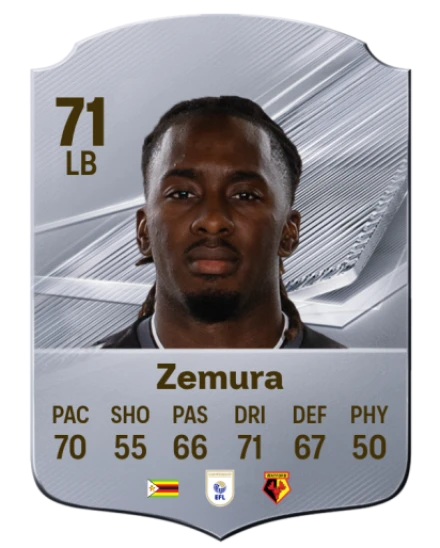 Zemura 71 Common LB FC 26 card