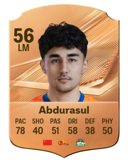 Abdurasul 56 Bronze LM FC 27 card