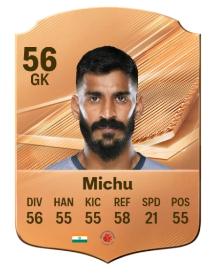 Michu 56 Rare GK FC 26 card