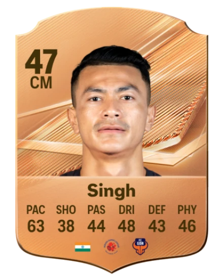 Singh 47 Bronze CM FC 27 card