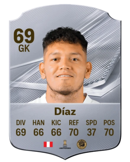 Díaz 69 Common GK FC 26 card