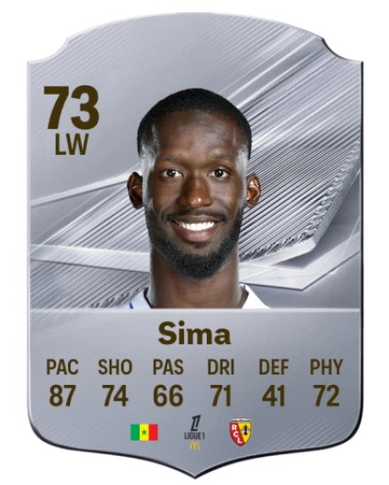 Sima 73 Silver LW FC 27 card
