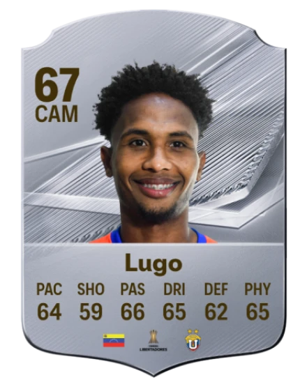 Lugo 67 Common CAM FC 26 card