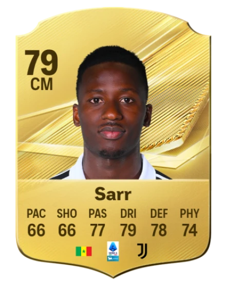 Sarr 79 Gold CM FC 27 card