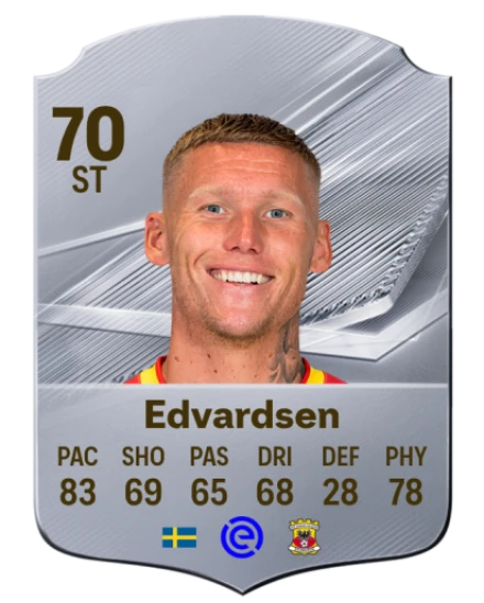 Edvardsen 70 Common ST FC 26 card
