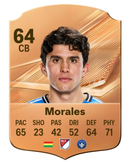 Morales 64 Bronze CB FC 27 card