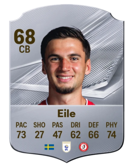 Eile 68 Silver CB FC 27 card