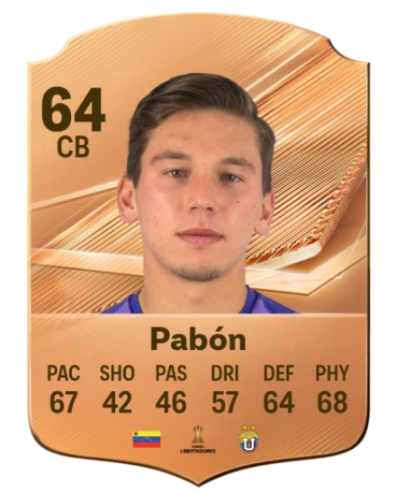 Pabón 64 Bronze CB FC 27 card
