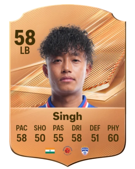 Singh 58 Common LB FC 26 card