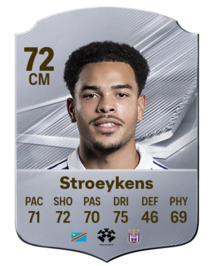 Stroeykens 72 Common CM FC 26 card