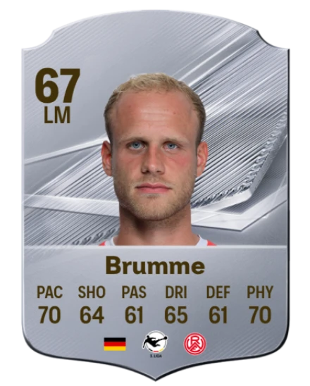 Brumme 67 Common LM FC 26 card