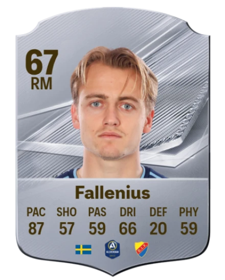 Fallenius 67 Silver RM FC 27 card