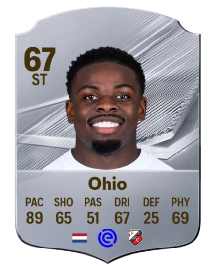 Ohio 67 Silver ST FC 27 card
