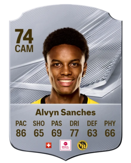 Alvyn Sanches 74 Common CAM FC 26 card