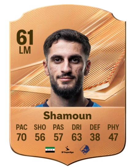 Shamoun 61 Common LM FC 26 card