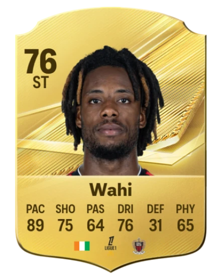 Wahi 76 Gold ST FC 27 card