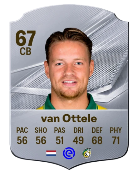 van Ottele 67 Common CB FC 26 card