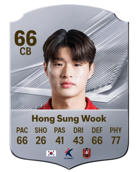 Hong Sung Wook 66 Common CB FC 26 card