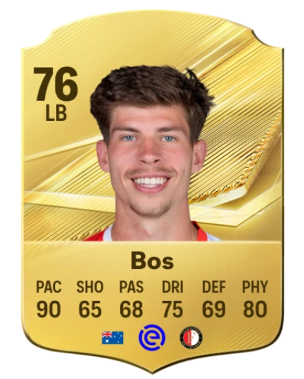 Bos 76 Common LB FC 26 card