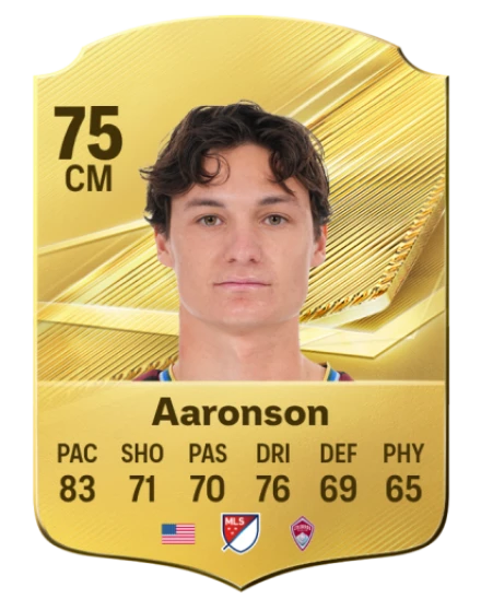 Aaronson 75 Common CM FC 26 card