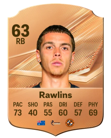 Rawlins 63 Common RB FC 26 card
