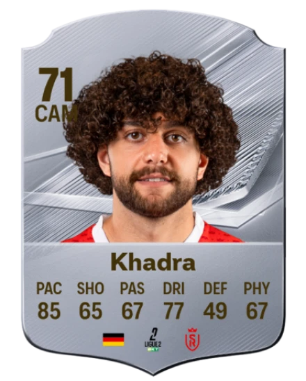 Khadra 71 Rare CAM FC 26 card