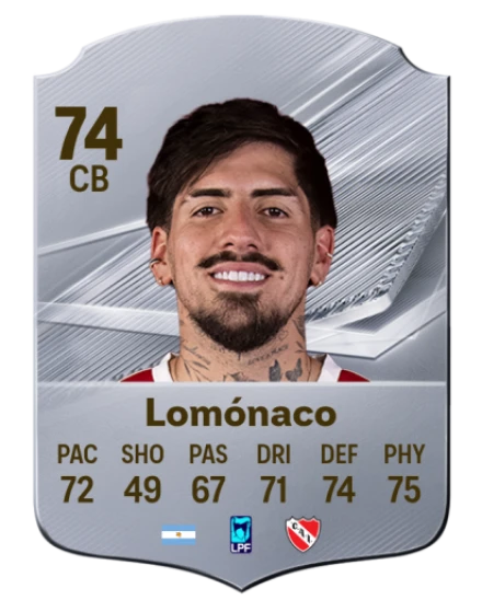 Lomónaco 74 Rare CB FC 26 card