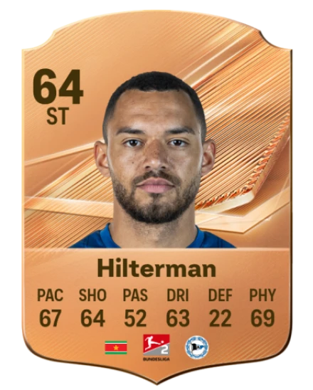Hilterman 64 Bronze ST FC 27 card