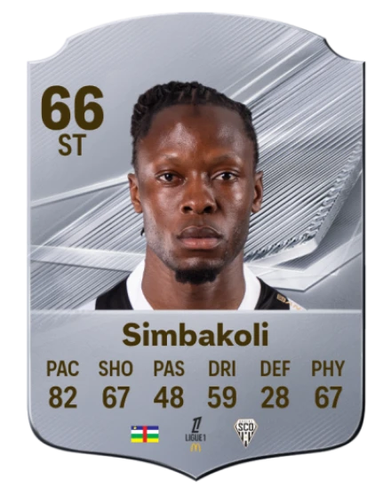 Simbakoli 66 Silver ST FC 27 card
