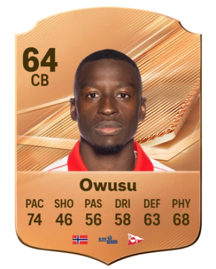 Owusu 64 Common CB FC 26 card