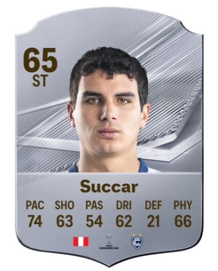 Succar 65 Silver ST FC 27 card